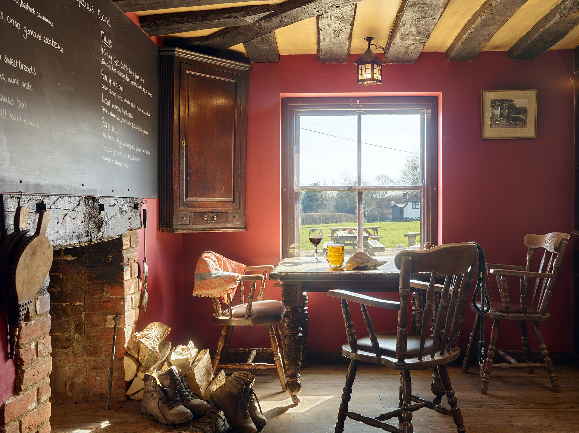 Award winning country pub food The Plough Inn at Stalisfield, Faversham